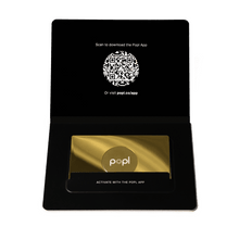 Load image into Gallery viewer, 24k Gold Popl Card
