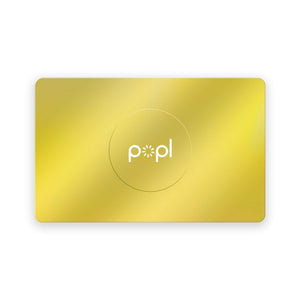 24k Gold Popl Card