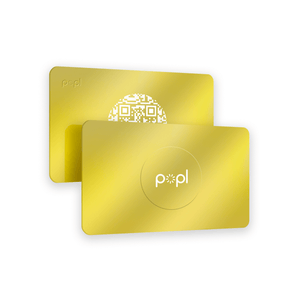 24k Gold Popl Card