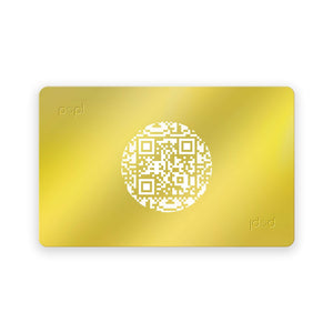24k Gold Popl Card
