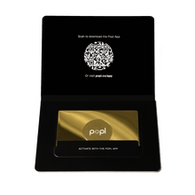 Load image into Gallery viewer, 24k Gold Popl Card
